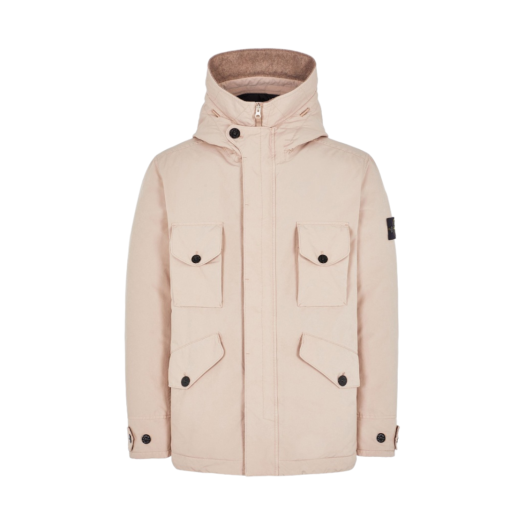 Stone Island 41649 David Down-TC Jacket Antique Rose - 21FW