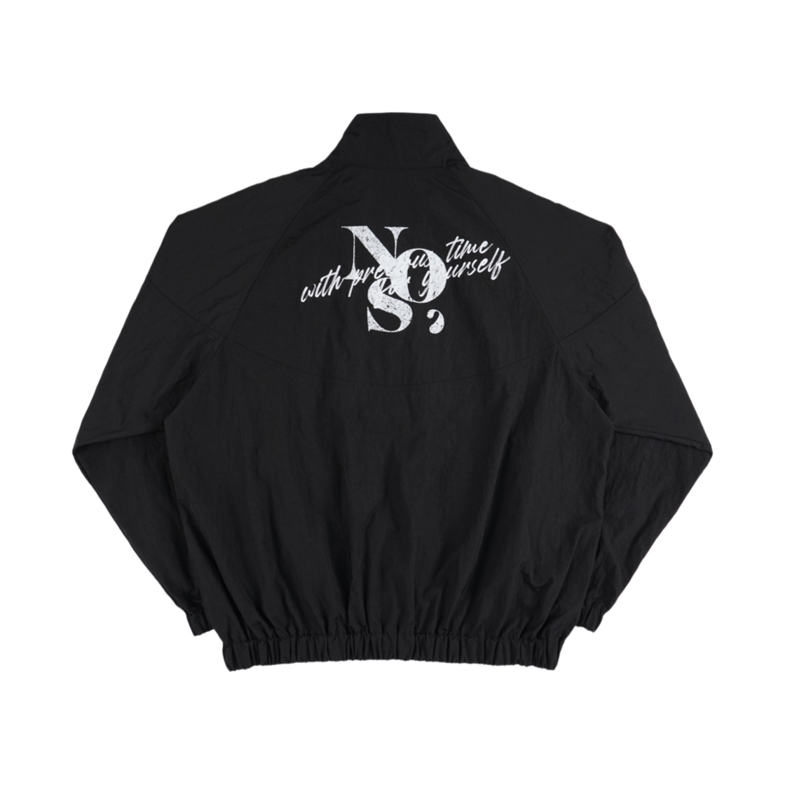 NOS7 스크래치 윈드 브레이커 블랙(NOS7 Scratch Windbreaker Black)