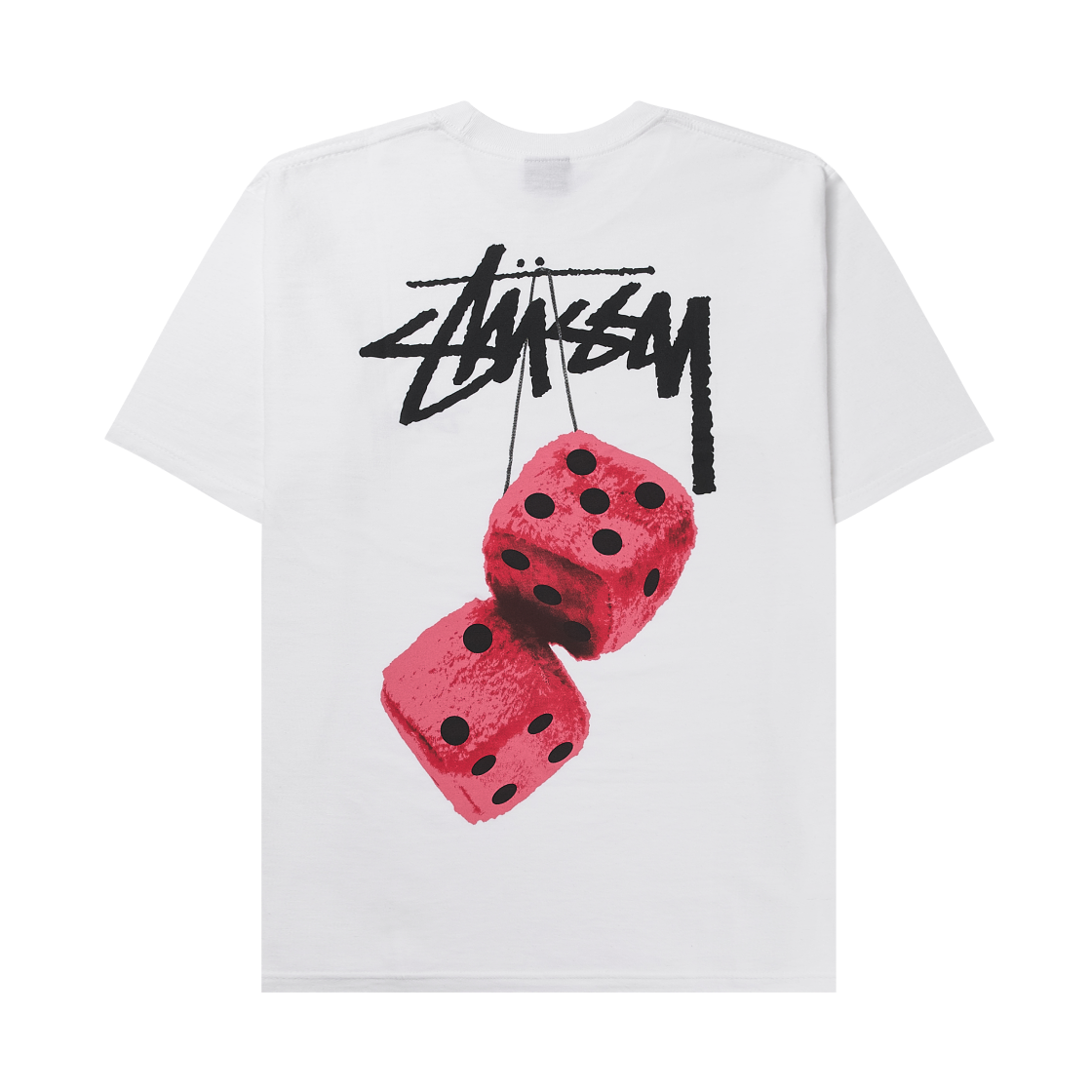 스투시 퍼지 다이스 티셔츠 화이트