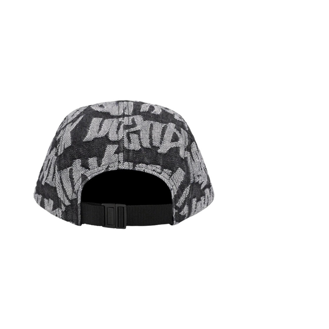 슈프림 팻 팁 자카드 데님 캠프캡 블랙 - 22SS(Supreme Fat Tip Jacquard Denim Camp Cap Black - 22SS) - 2