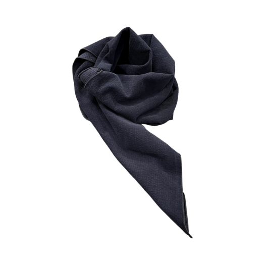 24FWUMC87SS Undermycar Mu.87 Anti Fxxking Logo Play Basic Micro Corduroy Scarf Sharkskin