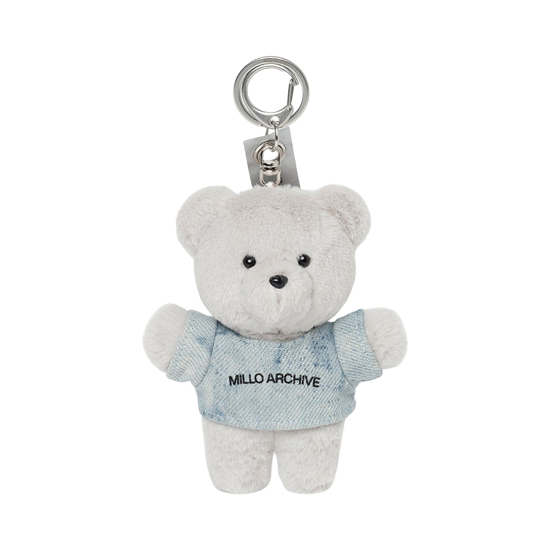 ML264GA Millo Archive Fluppy Point Bear Key Ring Gray