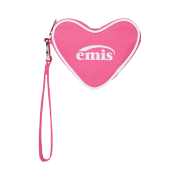 Emis Heart Keyring Pouch Pink