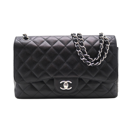 ITTDV4ONF8K9 [B등급] Chanel Vintage Classic Large Caviar Silver