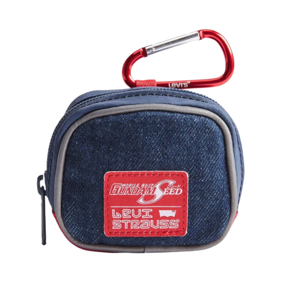 리바이스 x 건담 시드 액센트 파우치 프리덤 레드 키라 블루(Levi's x Gundam Seed Accent Pouch Freedom Red Kira Blue)