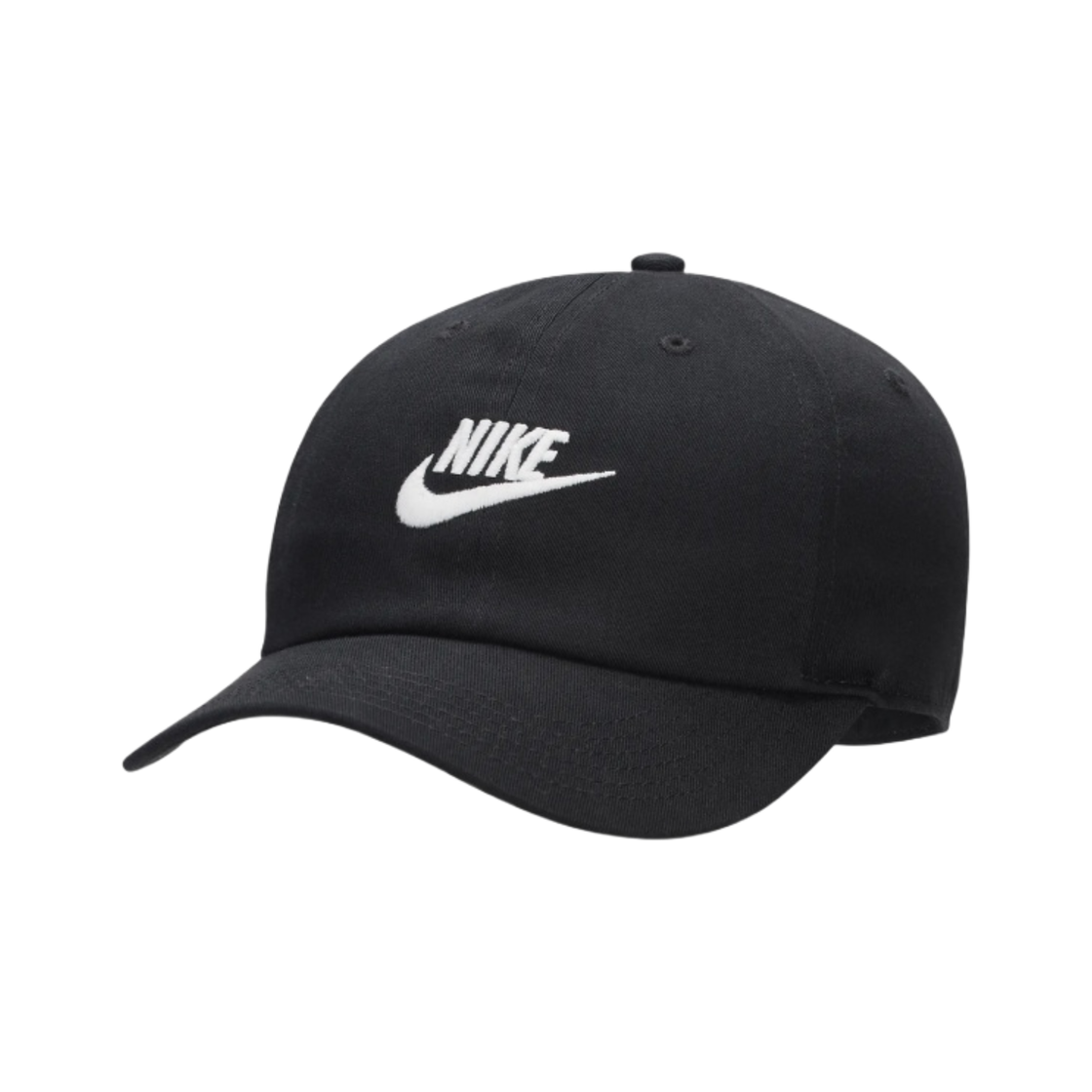 FB5063-010 (Kids) Nike Club Unstructured Futura Wash Cap Black