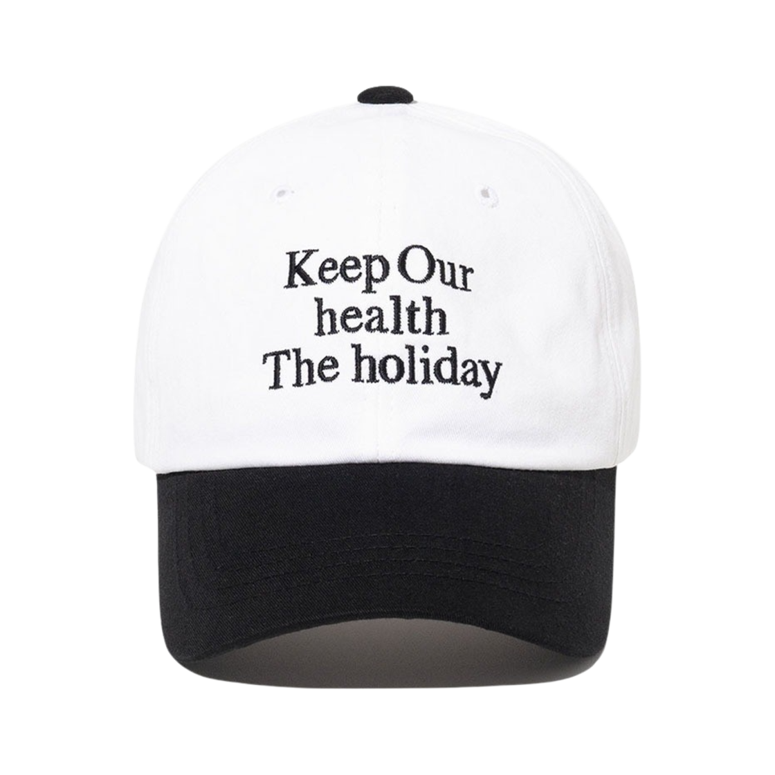 ML056TK Millo Archive Holiday Signature Ball Cap White Black