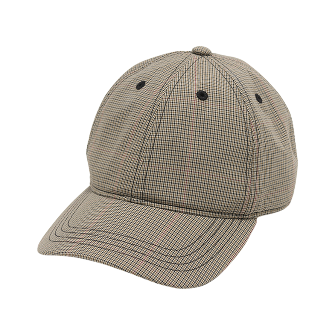 A2248BBC Our Legacy Bukhansan Check Cordura Cotton Ballcap Beige