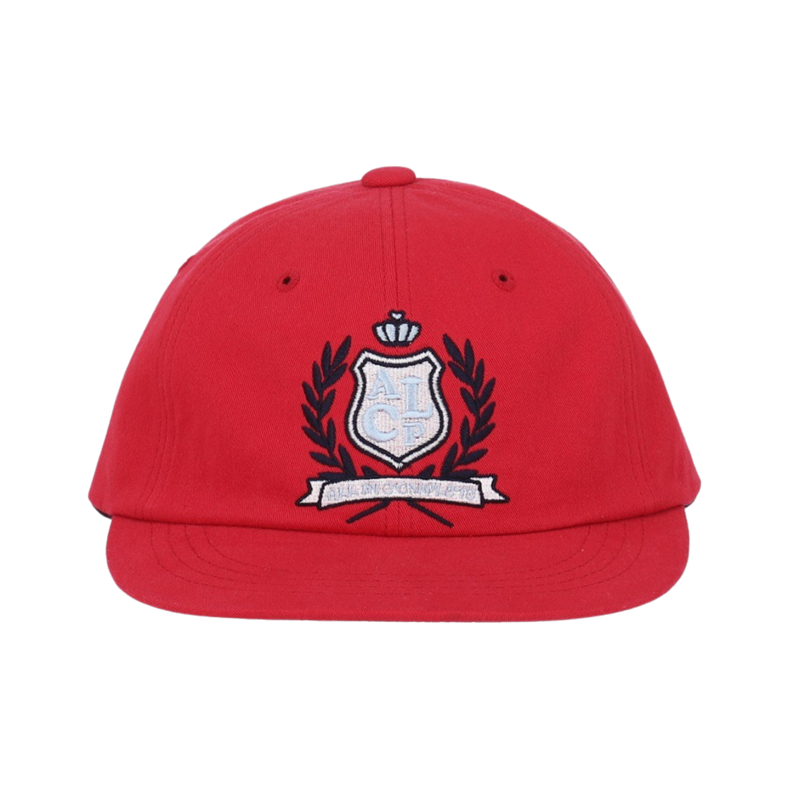 올인컴플리트 에이엘씨피 하이스쿨 캡 레드