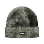 Palace Teddy Beanie Grey - 23FW