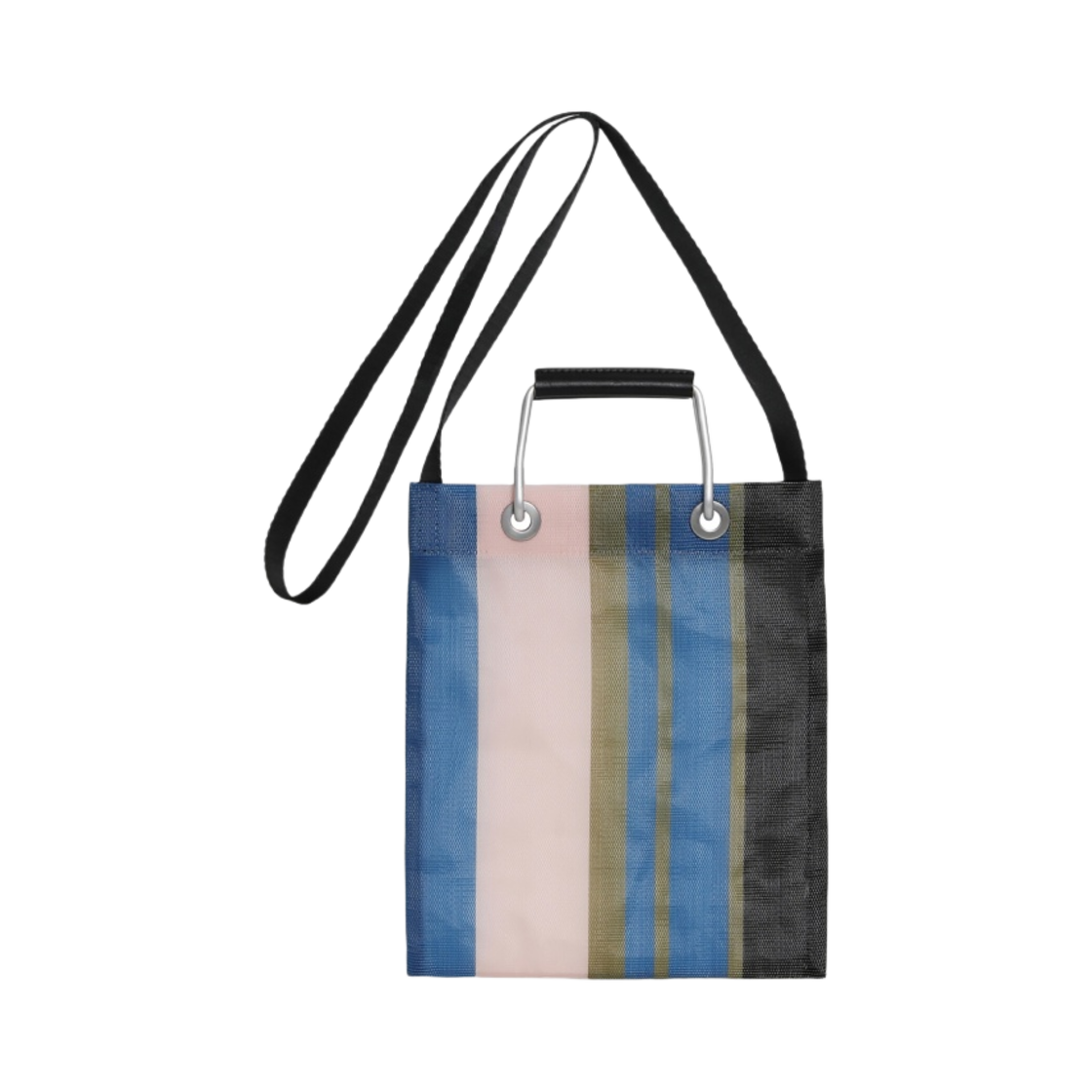 마르니 마켓 스트라이프 숄더백 미니 나이트블루(Marni Market Stripe Shoulder Bag Mini Nightblue) - 2