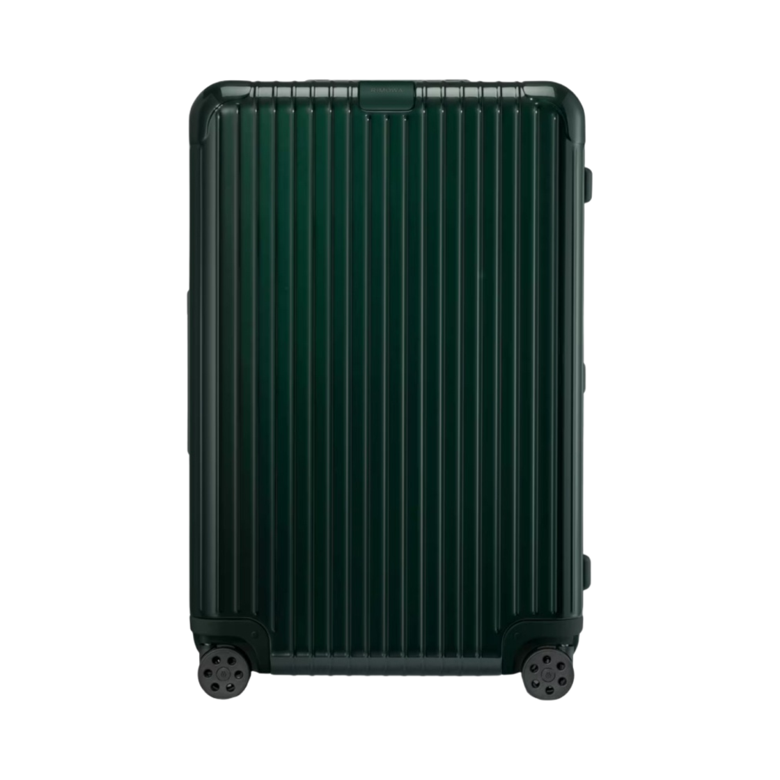 리모와 에센셜 체크인 라지 폴리카보네이트 수트케이스 그린 글로스(Rimowa Essential Check-In Large Polycarbonate Suitcase Green Gloss)