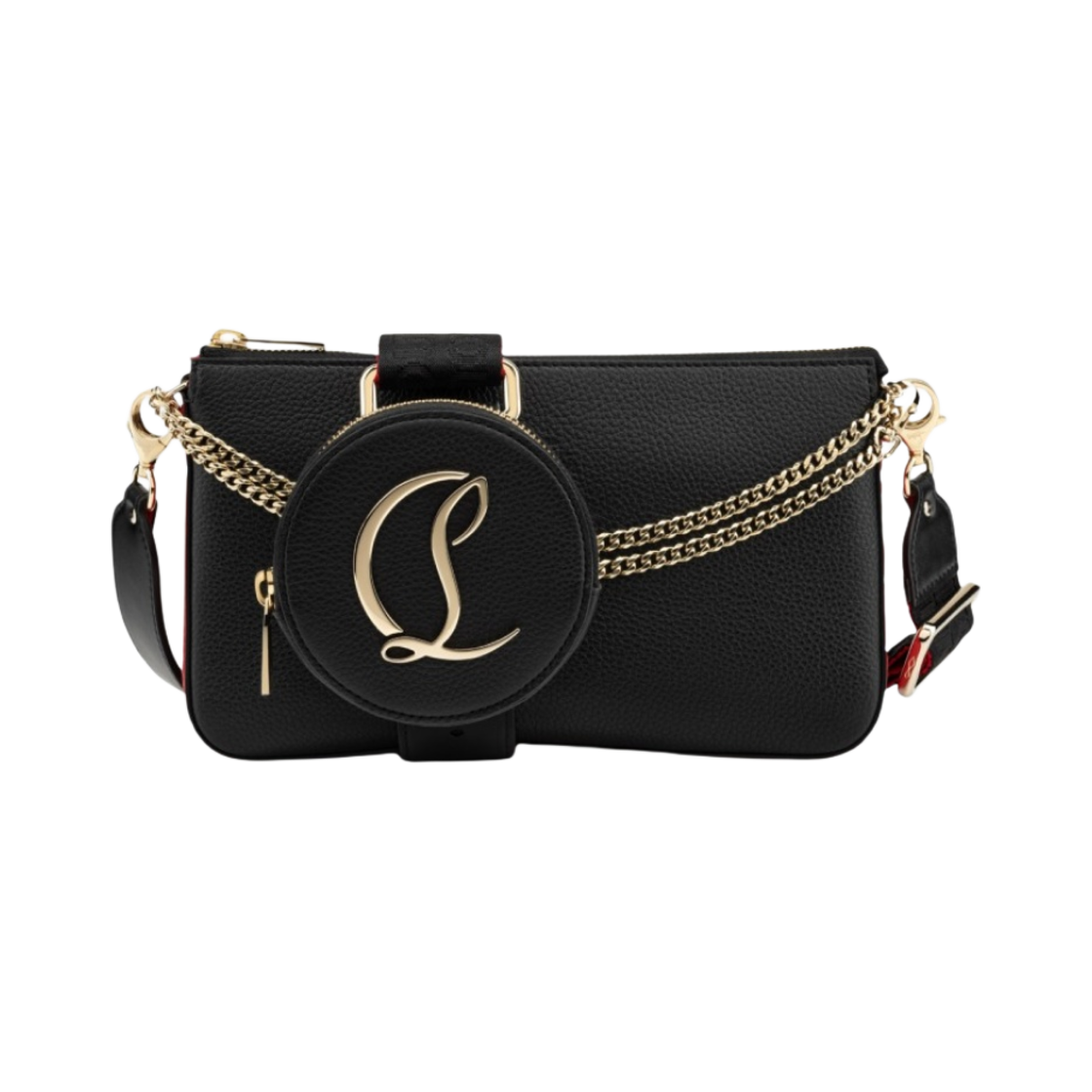 3225067B378 Christian Louboutin Loubila Hybrid Crossbody Bag Calf Leather Black