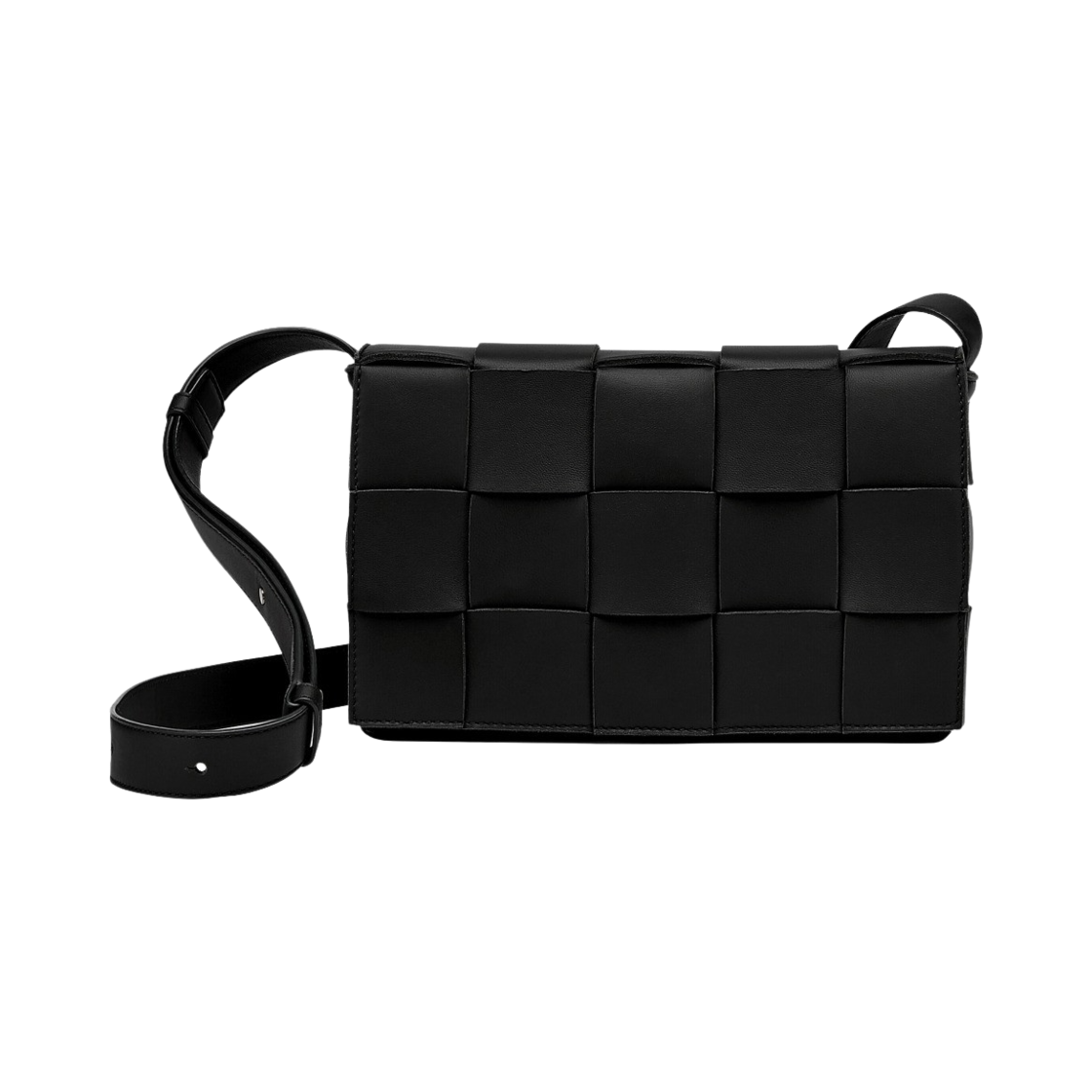 보테가 베네타 램스킨 레더 카세트백 블랙(Bottega Veneta Lambskin Leather Cassette Black) - 3