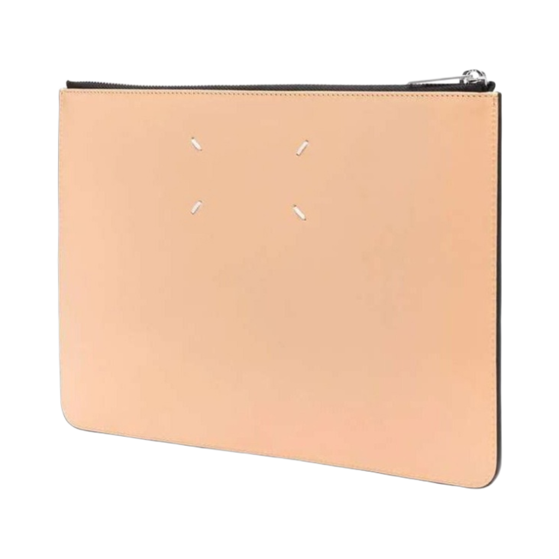 메종 마르지엘라 투톤 레더 포 스티치 파우치 블랙(Maison Margiela Two Tone Leather Four Stitches Pouch Black) - 2