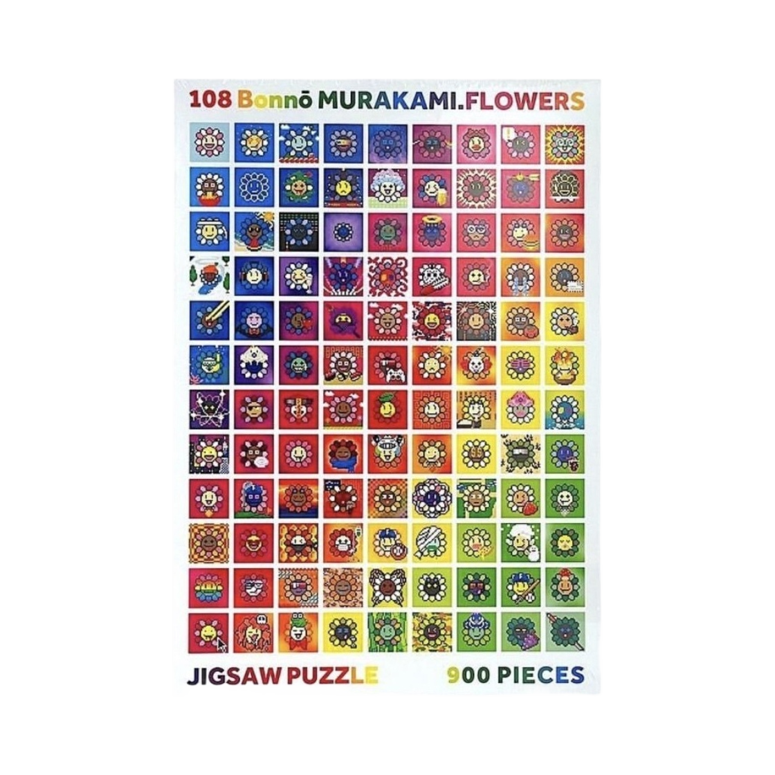 G-26-013 Kaikai Kiki Jisaw Puzzle 108 Bonno Murakami Flowers
