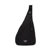 Prada Re-Nylon and Leather Backpack Black