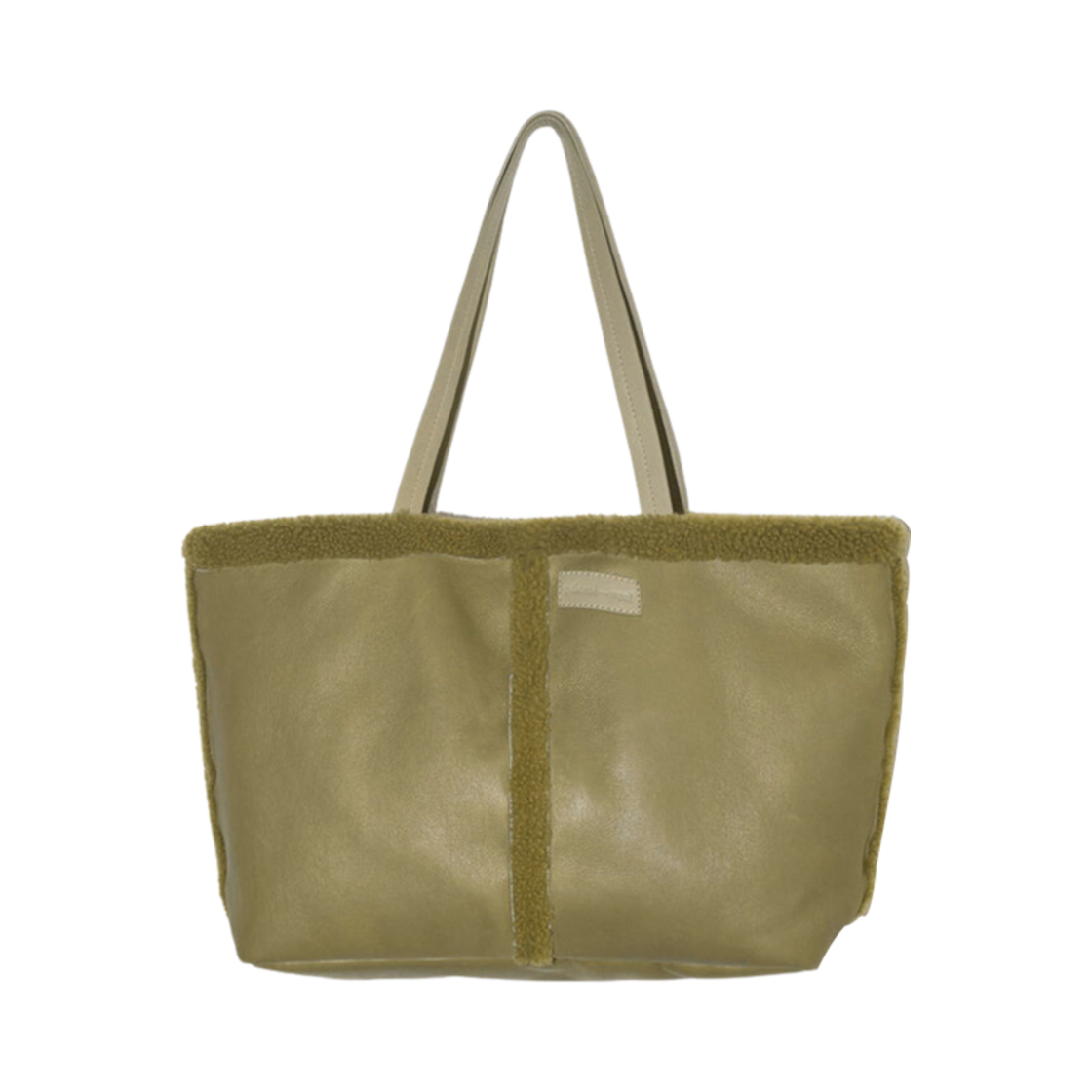 팔로마울 빅 모나코 더블 사이디드 레더 백 올리브(Paloma Wool Big Monaco Double Sided Leather Bag Olive)