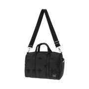 Porter Flag 2Way Short Boston Bag Black