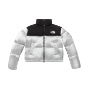 (W) The North Face White Label Novelty Nuptse Down Jacket SE Silver