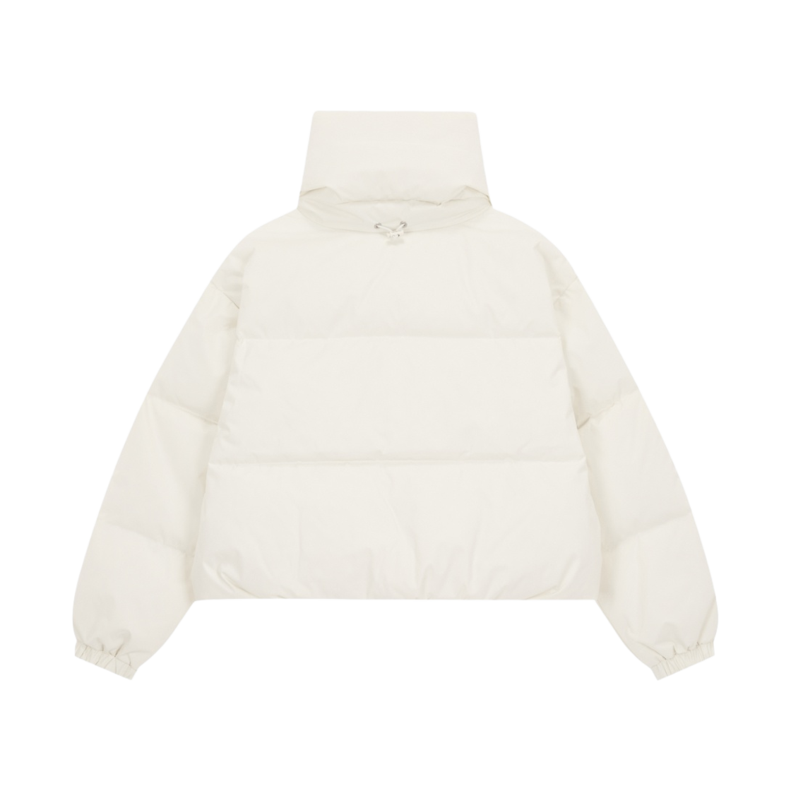 (W) 캘빈 클라인 진스 볼륨 넥 크롭 다운 푸퍼 화이트((W) Calvin Klein Jeans Volume Neck Cropped Down Puffer White) - 2
