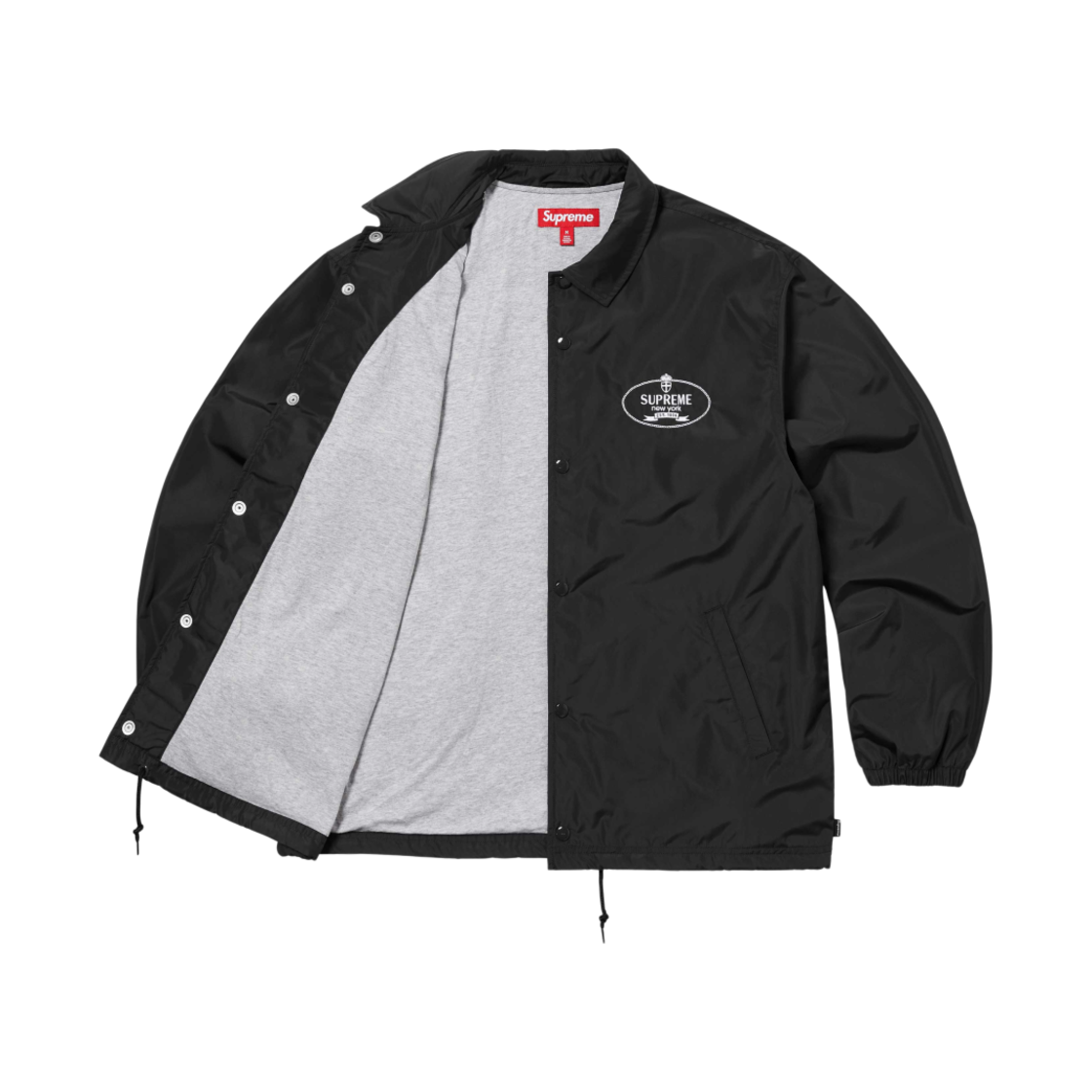 슈프림 크레스트 코치 자켓 블랙 - 24FW | Supreme | KREAM