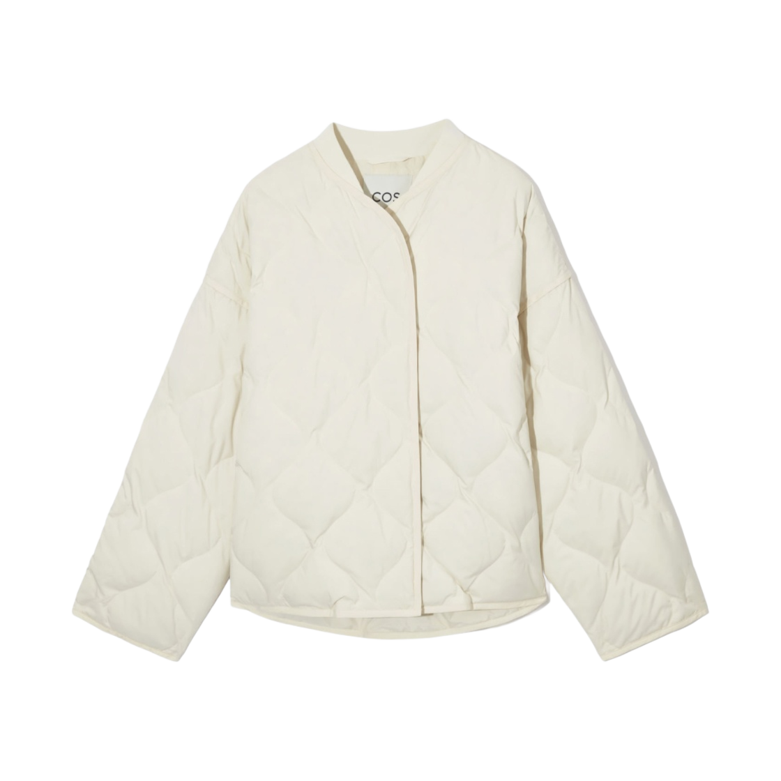 코스 오버사이즈 퀼티드 라이너 자켓 오프 화이트(COS Oversized Quilted Liner Jacket Off White)