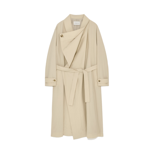 Bertram Draped Coat Desert Bertram Draped Coat Desert