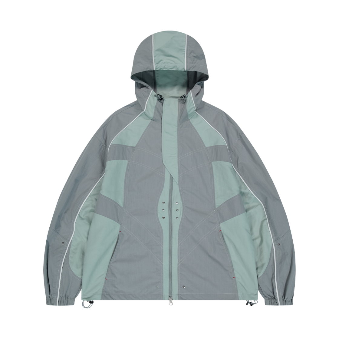 25Q1ODUJK10GR OFFGRID Split Windbreaker Jacket Grey