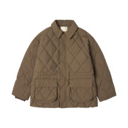 Siyazu SIOT4127 Duck Down Quilting Hunting Jacket Khaki brown