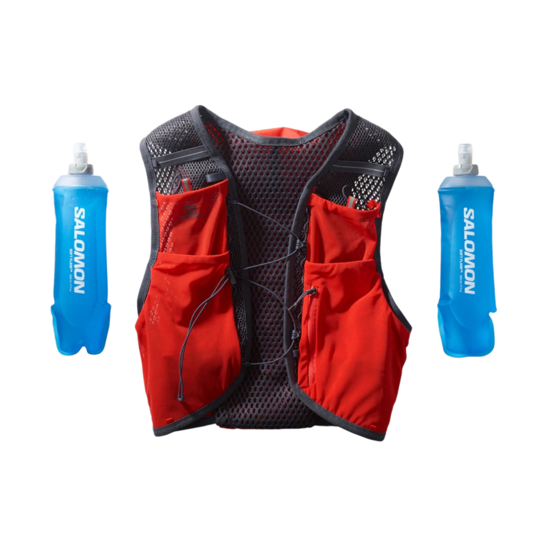살로몬 액티브 스킨 8 세트 파이어리 레드(Salomon Active Skin 8 Set Fiery Red) - 2