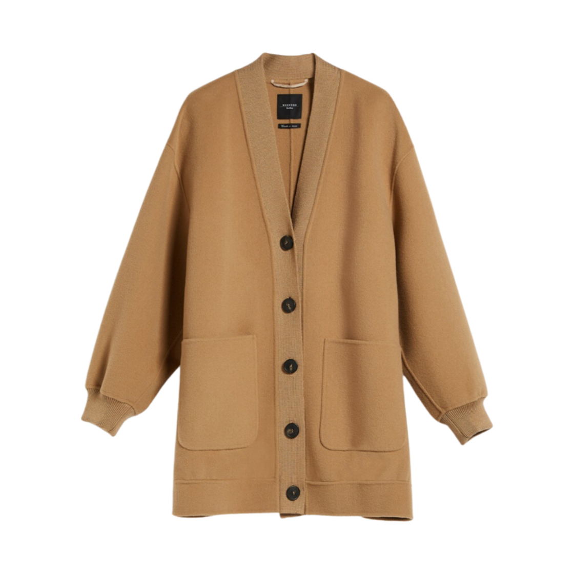 (W) 위켄드 막스마라 젤마 롱 울 가디건 카멜((W) Weekend Max Mara Zelma Long Wool Cardigan Camel) - 1