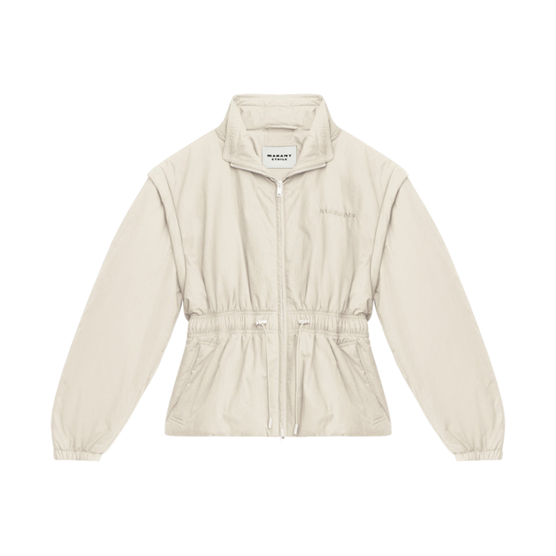 MA0007FB-C1C01E-23EC Isabel Marant Dastyni Quilted Cotton Coat Ecru - 25SS