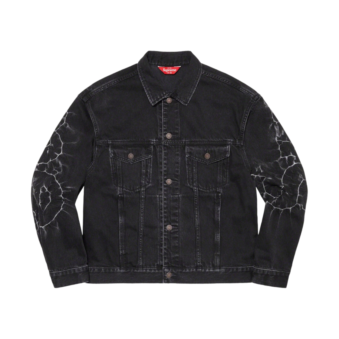 슈프림 시보리 데님 트러커 자켓 블랙 - 23SS