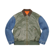 Supreme Denim Sleeve MA-1 Olive - 23SS