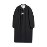 STU Hook Dolman Coat Black with Name Tag