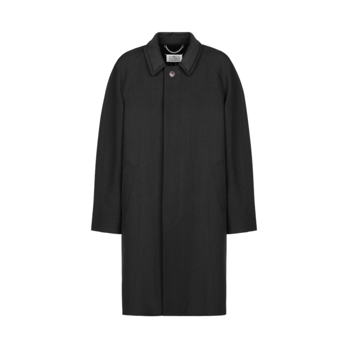 (W) 메종 마르지엘라 데코티크 코트 블랙((W) Maison Margiela Decortique Coat Black)