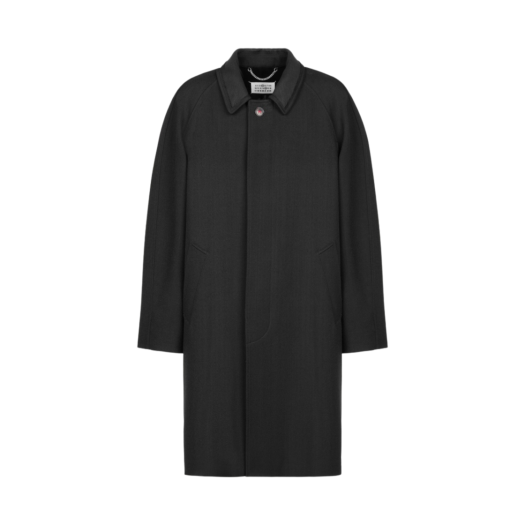 SI0AA0003S54959900 (W) Maison Margiela Decortique Coat Black