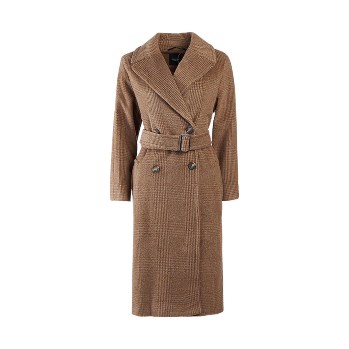 (W) 위켄드 막스마라 가르보 울 코트 카라멜((W) Weekend Max Mara Garbo Wool Coat Caramel) - 1