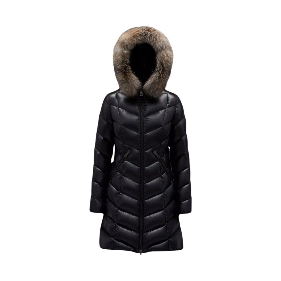 I2-093-1C00038-C0065-999 (W) Moncler Fulmarus Long Down Jacket Black - 23FW