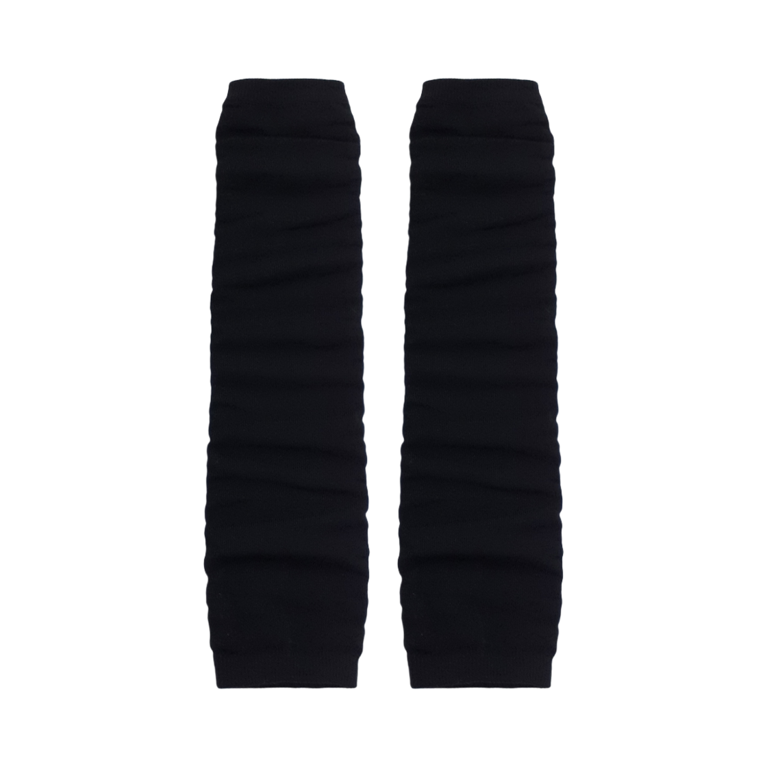 A-VLA-BK_N-M (W) Aone Vivace Plain Long Arm Warmers 2-Pack Black