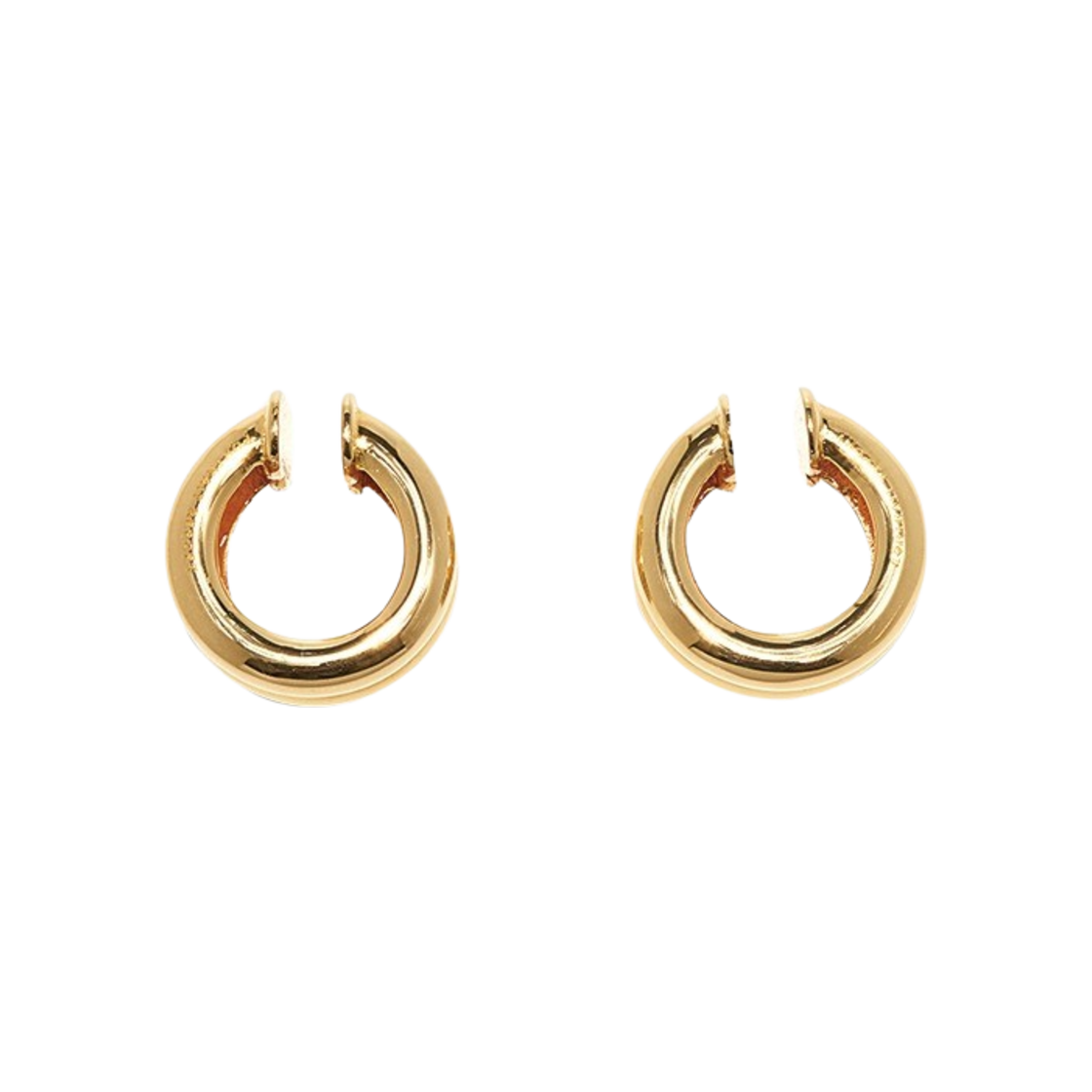C7-001 Portrait Report Twist Ring Double Layers Ear Cuff Gold