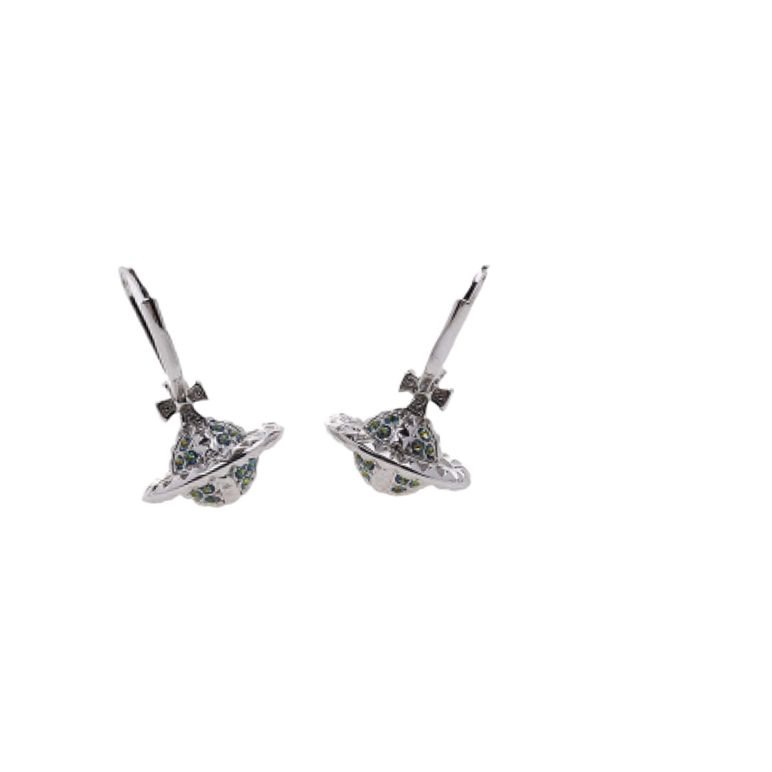 (W) 비비안 웨스트우드 메이페어 스몰 오브 이어링 로듐((W) Vivienne Westwood Mayfair Small Orb Earrings Rhodium) - 1