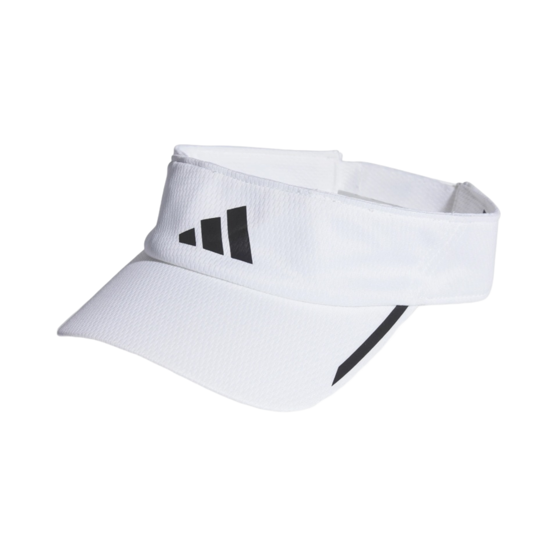 HR7052 Adidas Aeroready Running Visor White Black Reflective