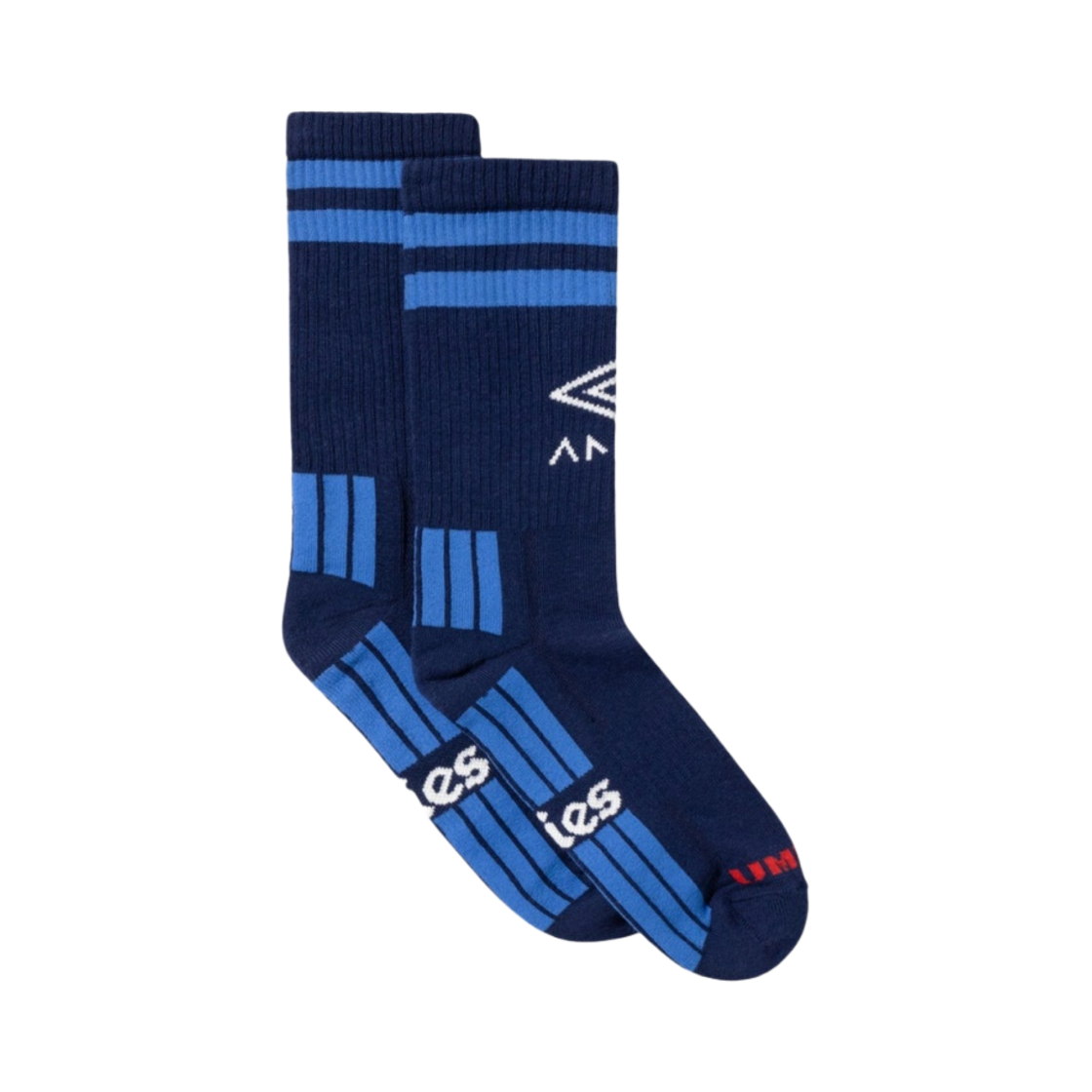 UM00040-03 Umbro x Aries Eye Socks Blue