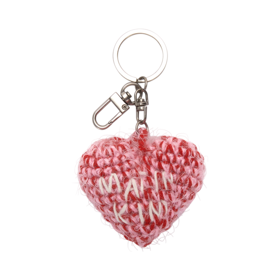 마뗑킴 하트 니트 키링 레드(Matin Kim Heart Knit Keyring Red)