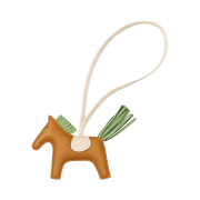 Hermes Rodeo PM Charm Milo & Sesame Vert Criquet Craie