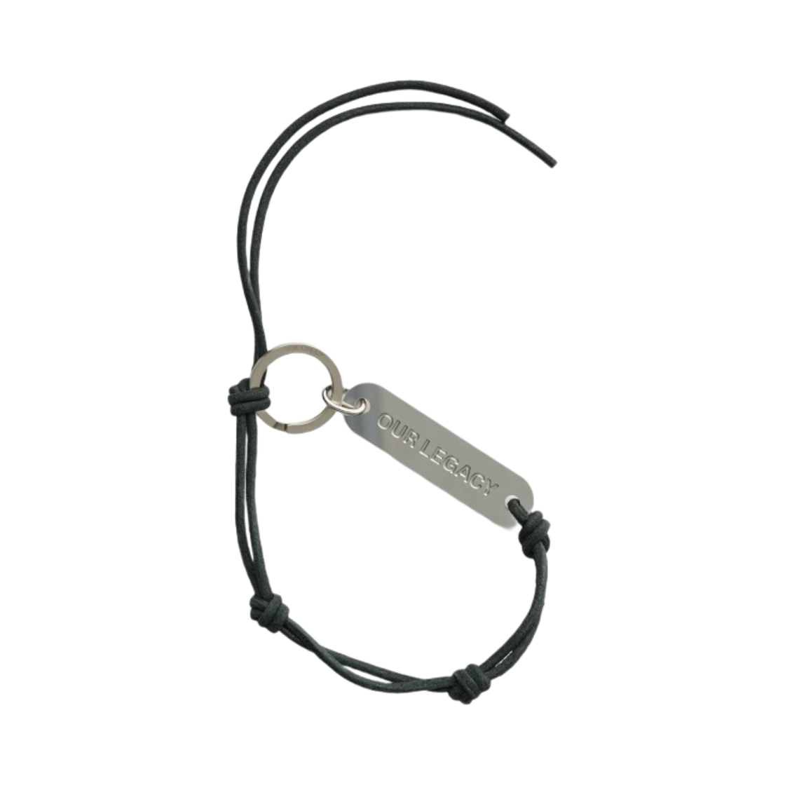 아워레가시 라돈 레더 키링 블랙(Our Legacy Ladon Leather Key Ring Black)