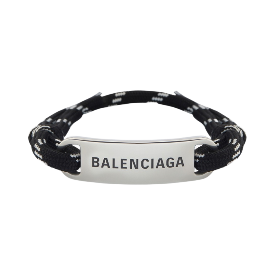 발렌시아가 플레이트 브레이슬릿 블랙 화이트(Balenciaga Plate Bracelet Black White) - 1