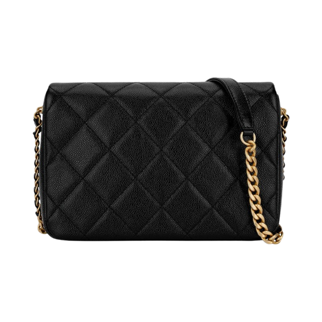 샤넬 플랩백 그레인드 카프스킨 & 골드 블랙(Chanel Flap Bag Grained Calfskin & Gold Black) - 2